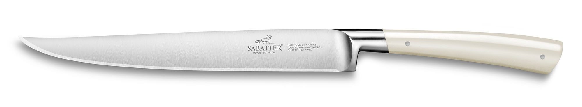 Couteau à Découper Sabatier 'EDONIST' Manche Perle 20cm