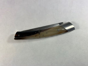 Le Thiers Couteaux de poche 'Le Compact' par Chambriard. Manche pointe de corne, lame acier inox.