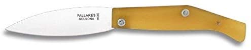 Couteau de poche Pallares Solsona lame rasoir en acier carbone - 3 tailles