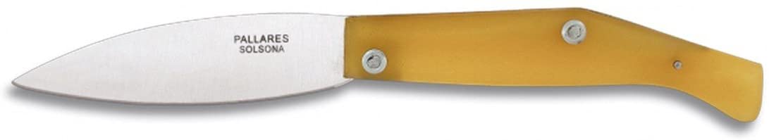 Couteau de poche Pallares Solsona lame rasoir en acier carbone - 3 tailles