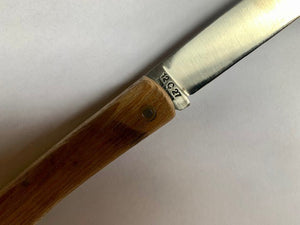 Le Mineur couteau de poche, manche bois de chataîgner Ardèchois 300 ans +