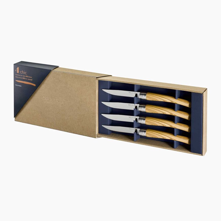Tredoni 6 Couteaux de Cuisine - Couteau Dentelé 11cm en Acier Inoxydable  Italien à Légumes/Steak/Table, Pointe Arrondie (Orange)