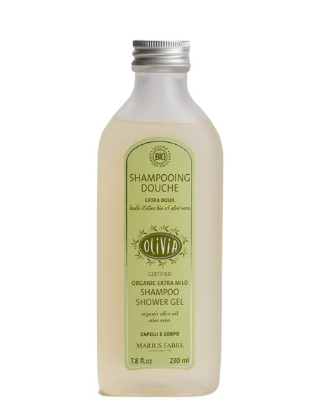 Shampooing douche à l'huile d'olive et à l'aloe vera, certifié BIO - 230 ml Marius Fabre